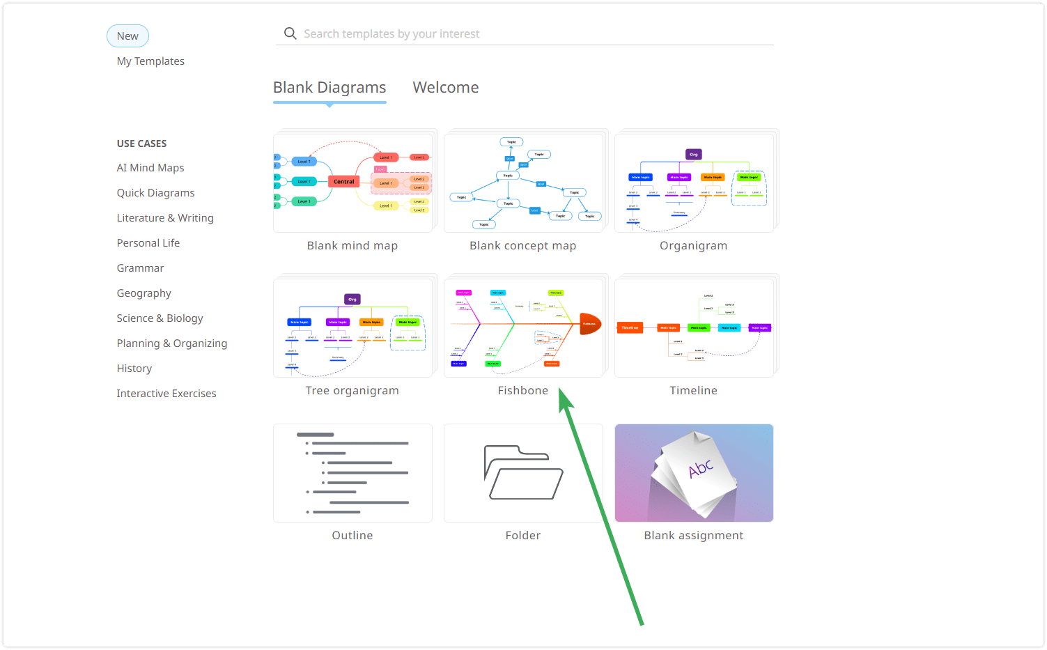 create fishbone diagram using Mulquatro layout