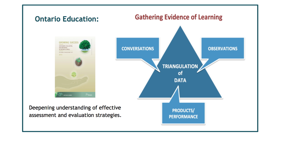 Evidence of Learning TRIANGULATION