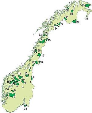 Norras on 36 rahvusparki