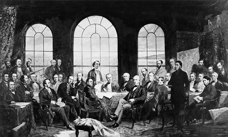 Canada West fought for the idea of confederation so that they could be a strong nation. They fought so that the future of Can