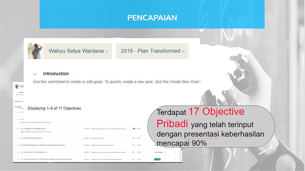 1. Objective Pribadi