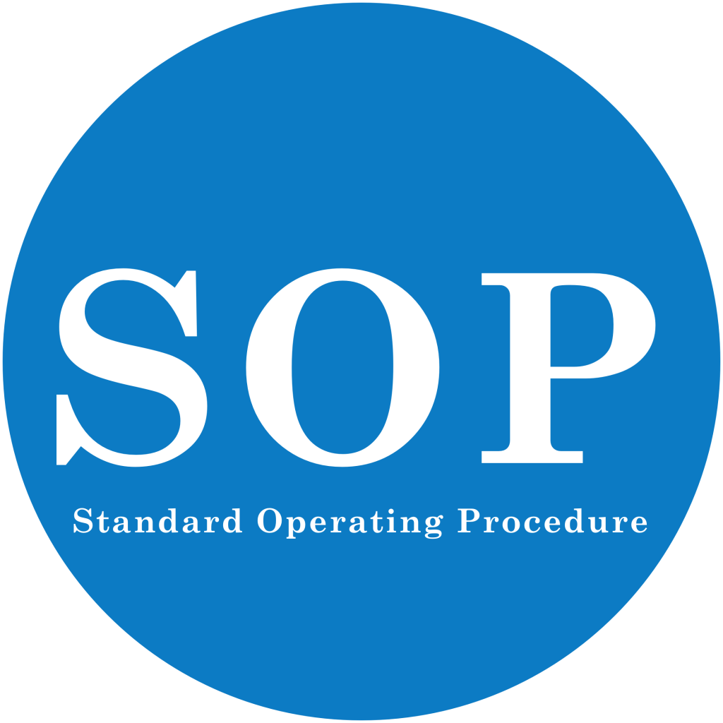 SOP ( Standard operating procedures)