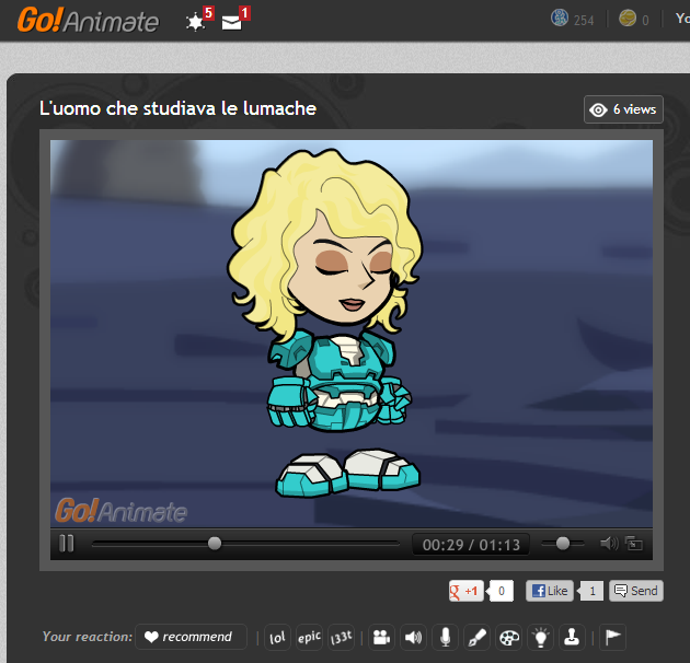 Cartoon su GoAnimate