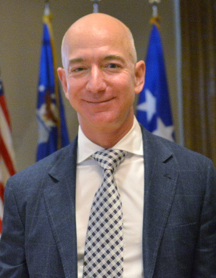 Runs Amazon (Jeff Bezos)