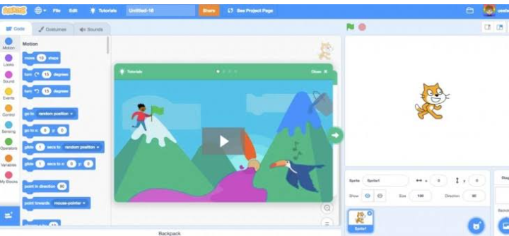 PROGRAMACIÓN DE BLOQUES EN SCRATCH