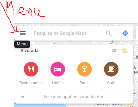 Acesse o menu