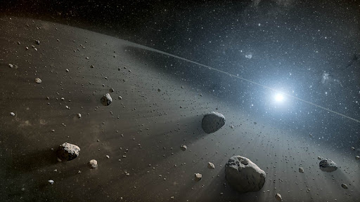 Leftover materials from
planets and satellites that
includes comets,
asteroids