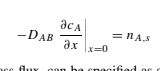 Surface Mass Flux is
specified