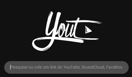 Utilize o link do youtube