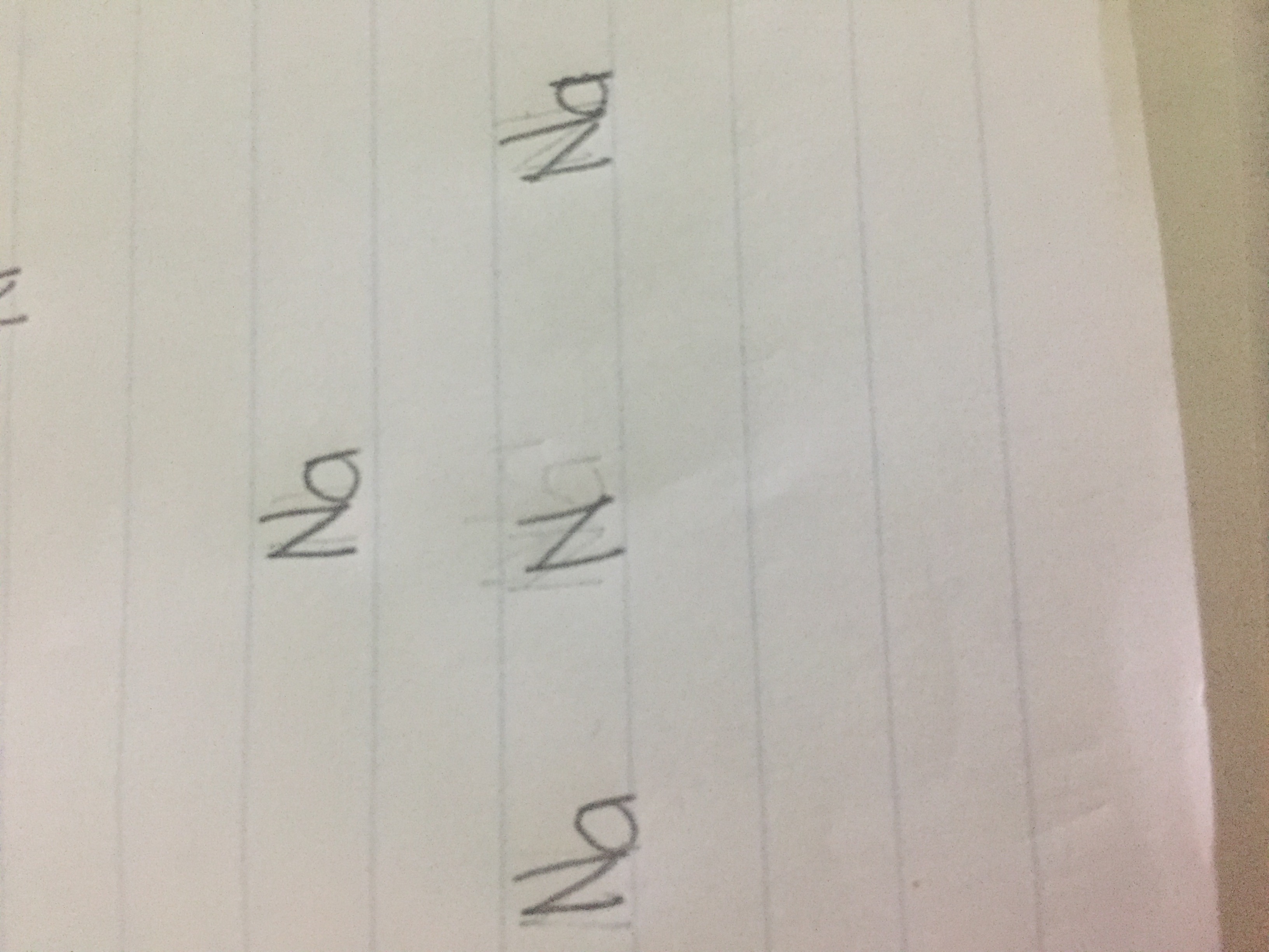 This is called the skeleton structure which is the first part of the lewis dot diagram. N (Nitrogen) is in the middle because