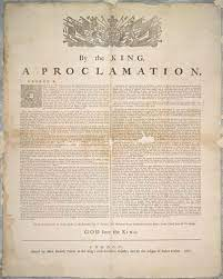 The Royal Proclamation, 1763