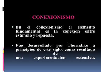 Las TICS y el Conexionismo