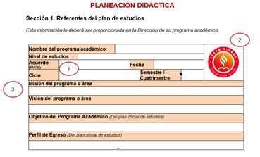 SECCIÓN 1. REFERENTES DEL PLAN DE ESTUDIOS