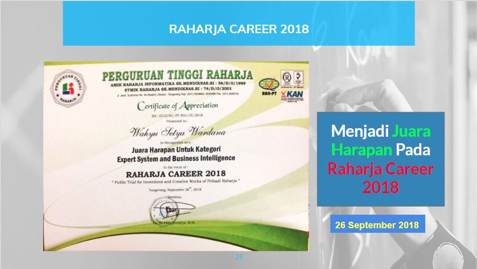 9. Raharja Career