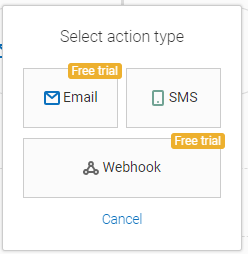 select action type