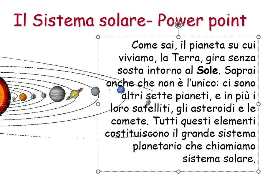 Che cos'è il sistema solare?