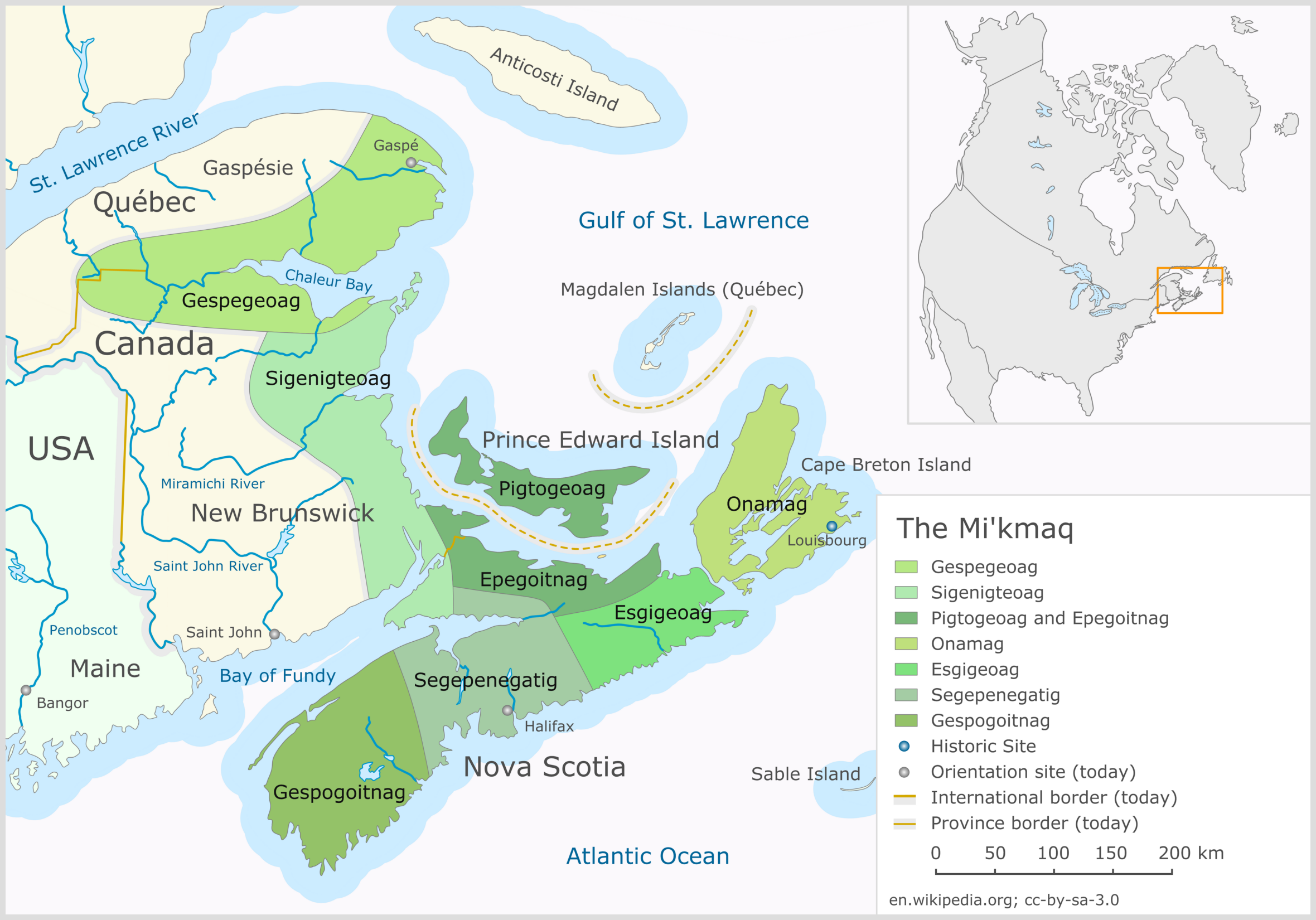 Map of canada