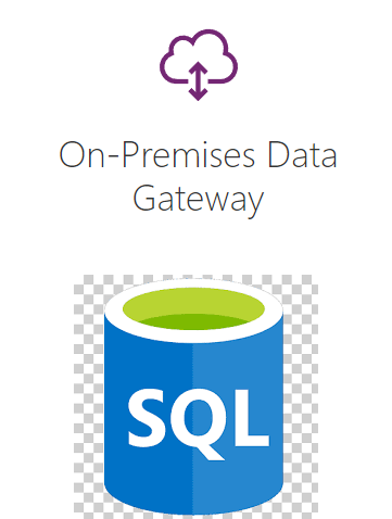 on premise data gateway - SQL on premise