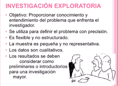 INVESTIGACIÓN EXPLORATORIA