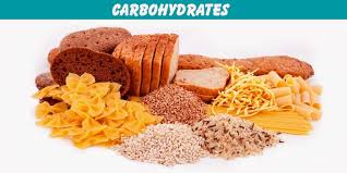 Foods that contain carbohydrates.