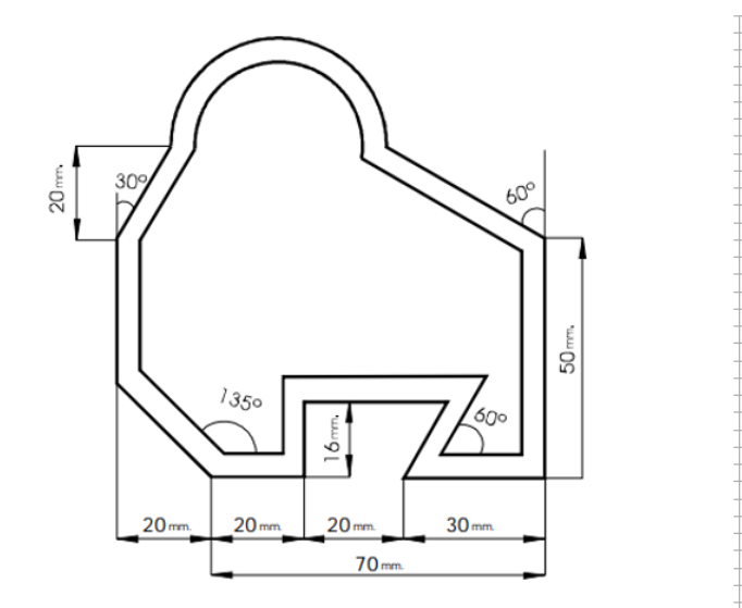 Lamina N° 11: Angulos ,segmentos y circumferencias.- Sobre el cajetin trazar una linea guia de 5mm, sobre esta linea empezar 