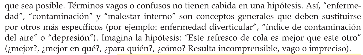 2. Variables concretas entendibles y precisas