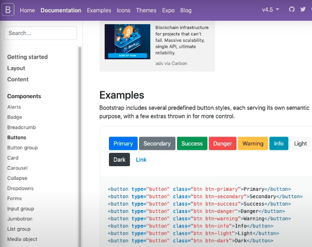 Explore a documentação do 
framework, sempre!

https://getbootstrap.com.br/