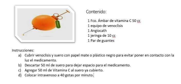 Instrucciones Kit Vit-C