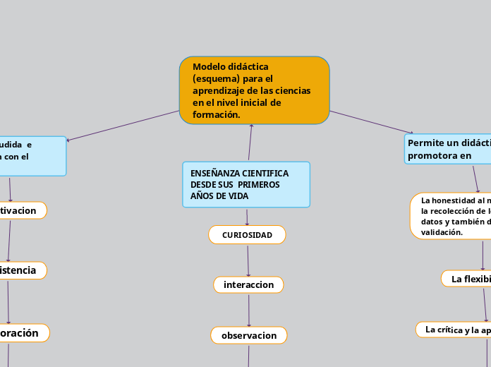 ENSEÑANZA CIENTIFICA  DESDE SUS  PRIMER...- Mapa Mental