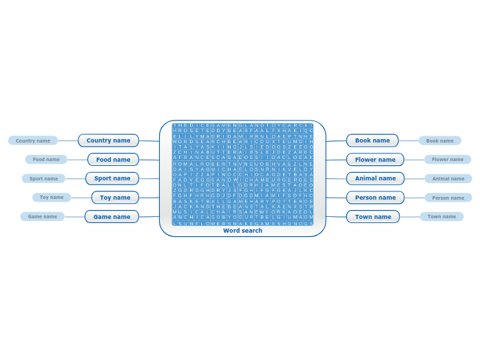 Word search for kids