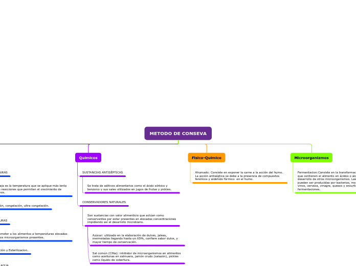 METODO DE CONSEVA - Mapa Mental