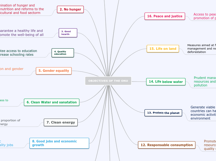 OBJECTIVES OF THE ONU