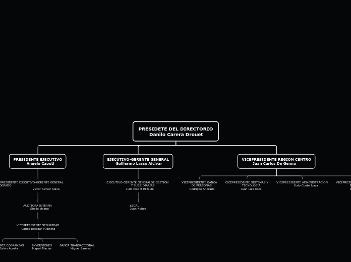 PRESIDETE DEL DIRECTORIO
       Danilo ...- Mapa Mental