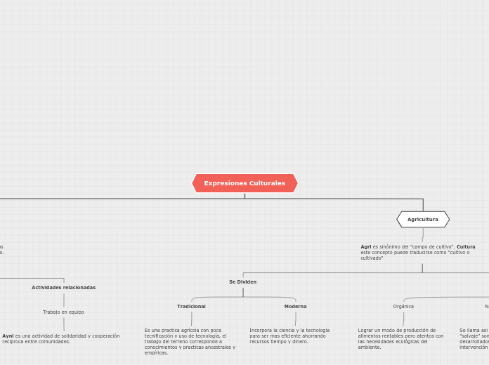 Expresiones Culturales - Mapa Mental