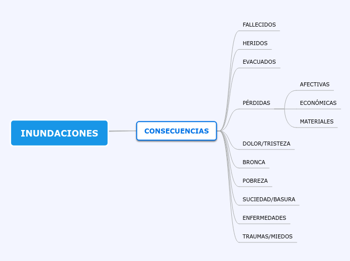 INUNDACIONES - Mapa Mental