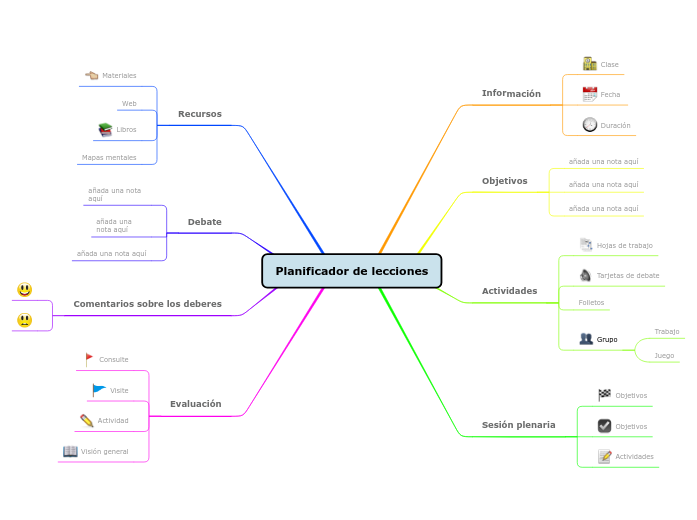 Planificador de lecciones