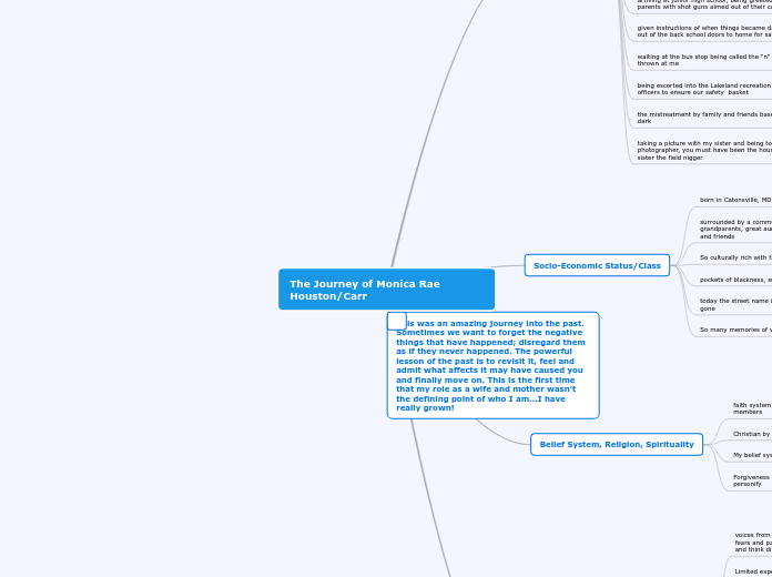 The Journey of Monica Rae Houston/Carr