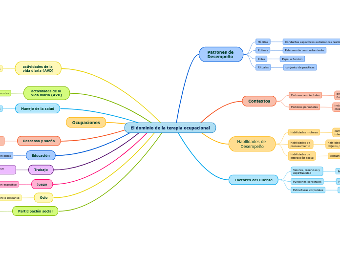 El dominio de la terapia ocupacional