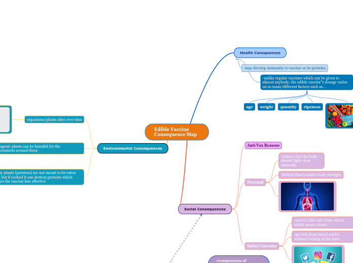 Edible Vaccine Consequence Map