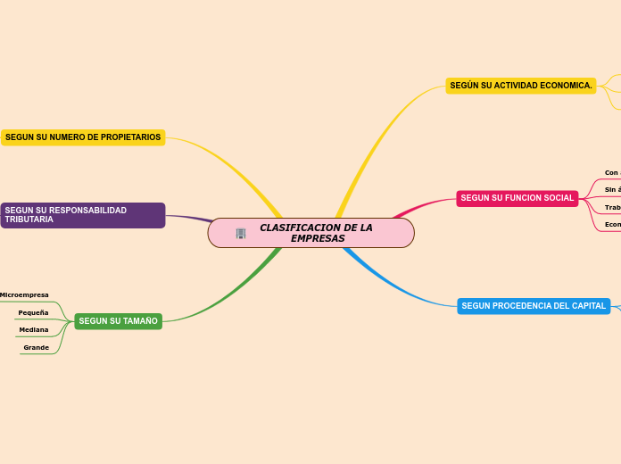 CLASIFICACION DE LA EMPRESAS