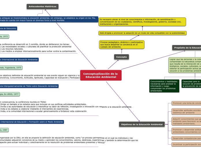 Conceptualización de la Educación Ambiental