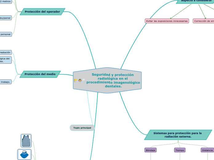 Seguridad y protección radiológica en e...- Mapa Mental