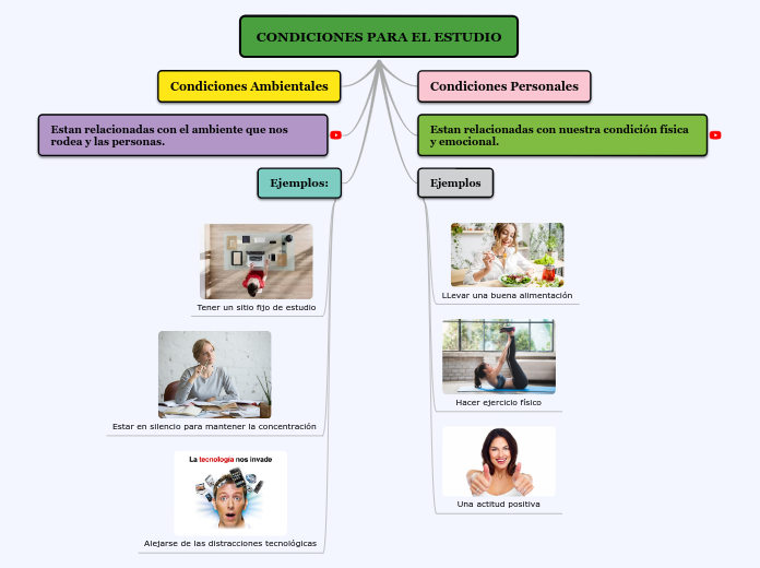 CONDICIONES PARA EL ESTUDIO