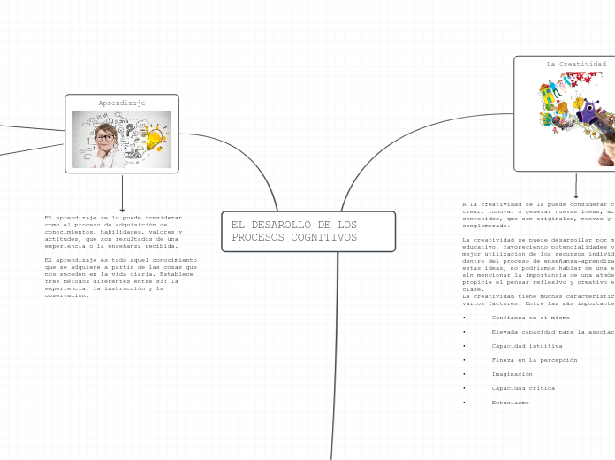 EL DESAROLLO DE LOS PROCESOS COGNITIVOS