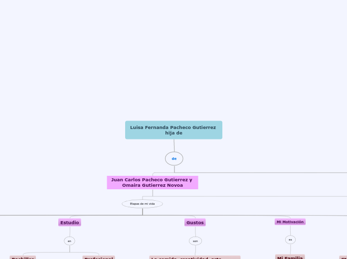 Luisa Fernanda Pacheco Gutierrez   hija...- Mapa Mental