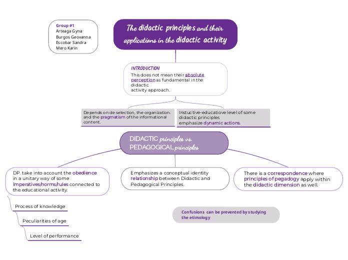 The didactic principles and their applications in the didactic activity