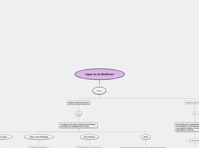 ¿Que es la Bioética? - Mapa Mental