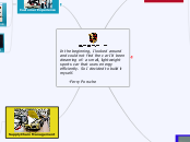 In the beginning, I looked around and coul...- Mind Map