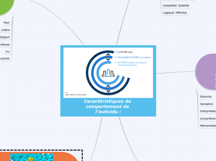 Caractéristiques du comportement de l...- Carte Mentale