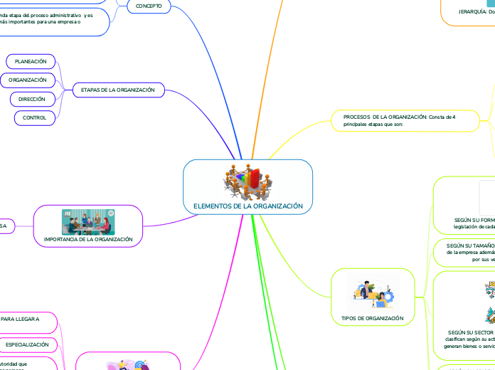 ELEMENTOS DE LA ORGANIZACIÓN